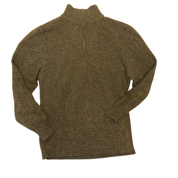 Marshall Fields  - Cashmere heathered green 1/4 zip sweater, men’s size:Large - Picture 11 of 11